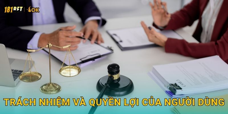 Điều khoản sử dụng rõ ràng – Quyền lợi hội viên tại 181bet 2 Trách nhiệm và quyền lợi của người dùng